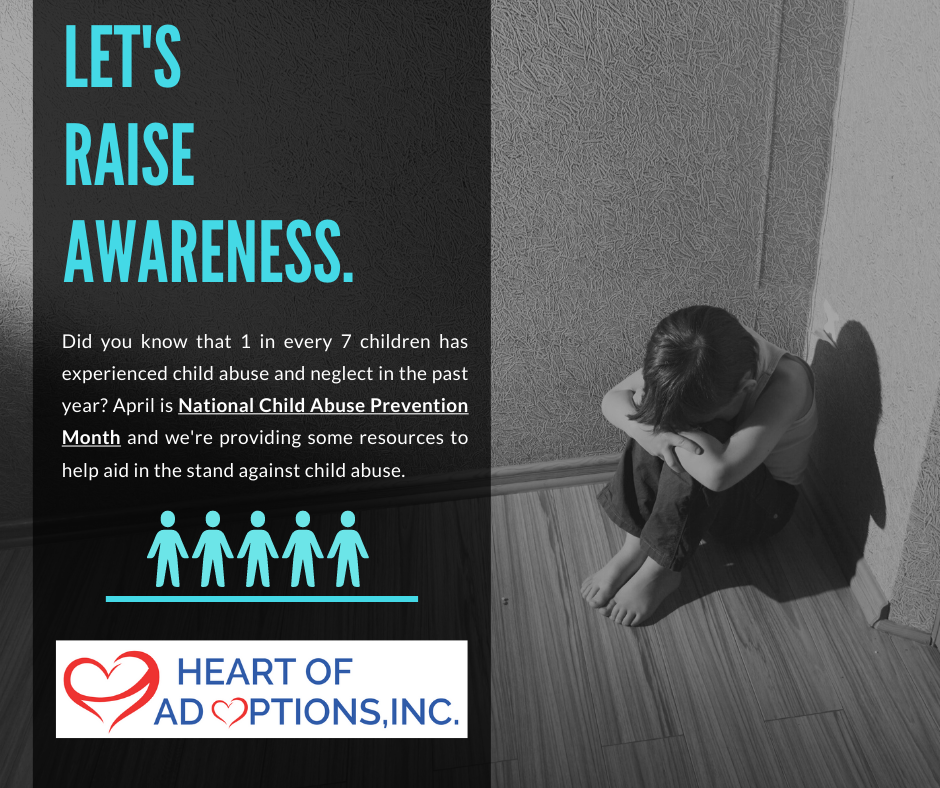 Heart of Adoptions Spreads Awareness for National Child Abuse Prevention Month